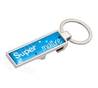 Décapsuleur super maître - Idée cadeau Maitre d'école - Cadeau fin d'année scolaire Maître - Porte clés Maître - Cadeau original maître d'école
