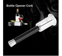 Décapsuleur tire-bouchon - DQ France - Noir - Pression d'air - ABS et aluminium