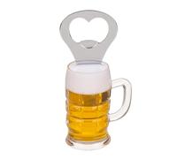 Décapsuleur verre à bière aimanté, ouvre-bouteille magnétique, chope avec aimant, magnet décoratif pour frigo, gadget pour amateurs de bière