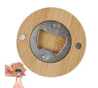 Decapsuro | Cap-Caps à aimant en acier inoxydable | Aimant rond pour maison de mariage de maison de cuisine avec adhésif magnétique puissant | Rond en bois personnalisé avec puissance de base