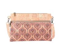 DeCarbonize Sac à bandoulière Fusion en liège et grains de café Produit naturel recyclé Pochette avec bandoulière amovible Végétalien Cuir durable, marron, Klein (30 cm)