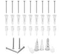 DECARETA 100 PCS Cheville Autoforeuse pour Plaques de Plâtre en Alliage de Zinc à Expansion pour Etagères, Miroirs, Bois