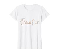 Decatur Georgia Design Vintage élégant T-Shirt Graphique avec Valeur