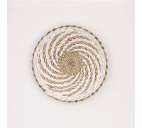 DECCARO Corbeille murale "Boho" blanche, petite