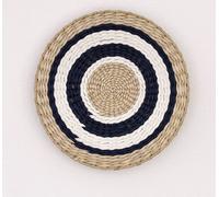 DECCARO Corbeille murale "Boho" bleue, moyenne