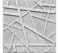 Deccart Line Panneaux Muraux 3D | Plaques Murales Décoratives en | Panneau Mural 3D Design | Idéal pour Faux Mur Mur 3D et Décoration Intérieure | Panneaux Décoratifs Mural | Béton (4m2)