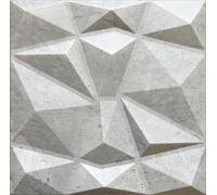 Deccart - Panneaux Muraux 50x50 cm - Panneau mural 3D Décoratif en EPS-Polystyrène - Plaque murale decorative - Décoration murale - Relief texturé - Wall Panel - Deco Mur - Béton, 8 pièces, 2m²