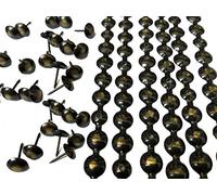 Deccotacks DX-S1M Lot de 10 bandes de 1 m de long pour tapisserie d'ameublement 7/16in (11MM) Bronze Renaissance