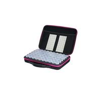 Decdeal Boîte de rangement 60 bouteilles Rangement Diamant Broderie Peinture Accessoire Outil Percer Bijoux Perles De Stockage Sac A Main Conteneur