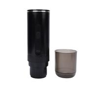 Decdeal Machine à café Portable 20 Pression Double Usage Chauffage Rapide Cafetière Rechargeable Bureau Maison Extérieur Voyage sans Fil café Moulu Capsules Brasseur (Noire)