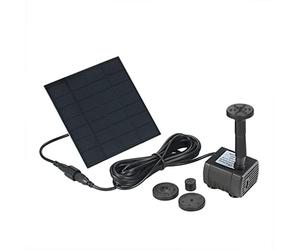 Decdeal Pompe à Eau à Energie Solaire Cycle Polycristallin de Fontaine de Silicium