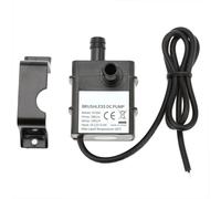 Decdeal Ultra-silencieux Mini DC12V 4.5W Micro Pompe à Eau et Huile sans Brosse Étanche Submersible Fontaine Aquarium Circulant 240L/H Ascenseur 300cm