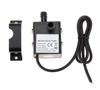 Decdeal Ultra-silencieux Mini DC12V 5W Micro Pompe à Eau et Huile sans Brosse Étanche Submersible Fontaine Aquarium Circulant 260L/H Ascenseur 350cm