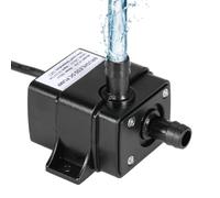 Decdeal Ultra-silencieux mini DC12V Micro pompe à eau huile étanche submersible fontaine aquarium de circulation 240L/H 5W ascenseur 3M 0~100 ℃