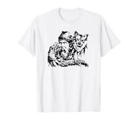 Decebal and the Wolf Flag Vallachia Dacia King Roumanie Règle T-Shirt