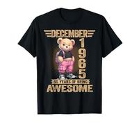 Décembre 1965 Ours en Peluche pour 60e Anniversaire 60 Ans T-Shirt