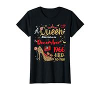 Décembre Anniversaire A Queen Was Born en décembre 1966 Décembre T-Shirt