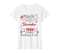 Décembre Anniversaire A Queen Was Born en décembre 1966 Décembre T-Shirt