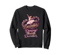 Décembre : Danser en Hiver avec Une Danseuse de Ballet en Tutu Rose Sweatshirt