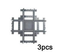Décennie S De Construction De Voie Ferrée Urbaine Pour Enfants,Double Couche,Modèle De Voie Ferrée,Briques Droites Et Incurvées,Interrupteur Souple Et Flexible,Chemin De Fer En M - Type Cross Track #A