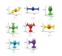 Décennie S De Construction En Silicone Souple,Ventouse Assemblée,Étiez Ération Soulignée,Jeu Interactif Parent-Enfant,Jouets De Bain Pour Bébé - Type 19pcs