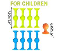 Décennie S De Construction En Silicone Souple,Ventouse Assemblée,Étiez Ération Soulignée,Jeu Interactif Parent-Enfant,Jouets De Bain Pour Bébé - Type 9pcs Boomerang