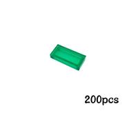 Décennie S De Construction Lisses Pour Enfant,Briques Minces En Vrac À Proximité,Jouets Compatibles,200,2431,3069,87079 Pièces - Type 1x2 Clear Green