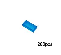 Décennie S De Construction Lisses Pour Enfant,Briques Minces En Vrac À Proximité,Jouets Compatibles,200,2431,3069,87079 Pièces - Type 1x2 Clear Blue