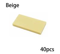 Décennie S De Construction Lisses Pour Enfant,Briques Minces En Vrac À Proximité,Jouets Compatibles,200,2431,3069,87079 Pièces - Type 1x2 Beige
