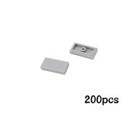 Décennie S De Construction Lisses Pour Enfant,Briques Minces En Vrac À Proximité,Jouets Compatibles,200,2431,3069,87079 Pièces - Type 1x2 Light Gray