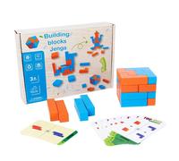 Décennie S De Construction Pour Enfants,Jeu De Puzzle,Éducation Précoce,Nitive,Forme Géométrique,Jouet D'entraînement À La Pensée - Type Building Blocks #C