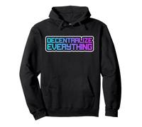 Décentralisez Tout Le Design dégradé de Pixels Sweat à Capuche