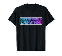 Décentralisez Tout Le Design dégradé de Pixels T-Shirt