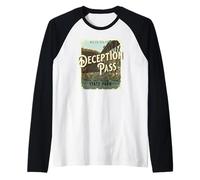 Deception Pass State Park Oak Harbor Washington Vintage Manche Raglan