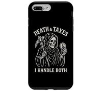 Décès et impôts : Je m'occupe à la Fois de L'Agent spécial de l'IRS Grim Reaper Coque pour iPhone 7 Plus/8 Plus