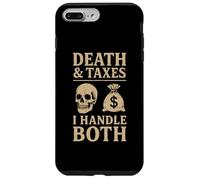 Décès et impôts : Je m'occupe à la Fois de L'Agent spécial de l'IRS Grim Reaper Coque pour iPhone 7 Plus/8 Plus