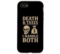 Décès et impôts : Je m'occupe à la Fois de L'Agent spécial de l'IRS Grim Reaper Coque pour iPhone SE (2020) / 7/8