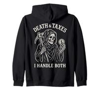 Décès et impôts : Je m'occupe à la Fois de L'Agent spécial de l'IRS Grim Reaper Sweat à Capuche
