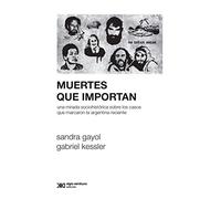 Décès important: un regard socio-historique sur les cas récemment signalés par l'Argentine/Sandra Gayol, Gabriel Kessler.