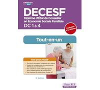 DECESF - DC 1 à 4 - Préparation complète pour réussir sa formation - Tout-en-un 2025-2026: Diplôme d'État de Conseiller en économie sociale familiale