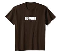 Déchaînez-Vous T-Shirt, Enfant, Marron, 6 Ans