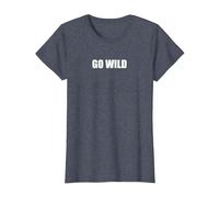 Déchaînez-Vous T-Shirt, Femme, Bleu Chiné, S