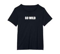Déchaînez-Vous T-Shirt, Femme Grandes Tailles, Noir, 1X