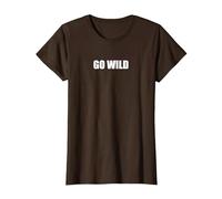 Déchaînez-Vous T-Shirt, Femme, Marron, S