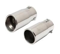D'échappemen 1Pièces Acier Inoxydable Silencieux D'échappement De Voiture Tuyaux Universels A15D/A6D Embout Couvre Pour Golf SortiesTuyau(Bevel)