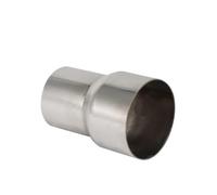 D'échappemen Embout D'échappement 54mm-80mm Acier Inoxydable Adaptateur Droit Réducteur Silencieux Tuyau Soudé Plusieurs Tailles VoitureQueue(1 Piece 54-80)