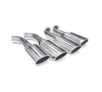 D'échappemen Embout Silencieux D'échappement Acier Inoxydable 304 Pour Mercedes Pour Benz W463 G500 G550 G63 4Pièces/lot VoitureQueue(Argent)