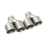 D'échappemen Embout Silencieux Voiture Acier Inoxydable Mat 2 Pièces/lot Système D'échappement Universel Type Y Buse Pour BMW F10 F11 SortiesTuyau(ID60MM)