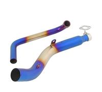 D'échappement Adaptateur De Raccord De Collecteur D'échappement Avant pour Moto pour Zontes ZT125 U1 G1 Z1 Z2 2021-2025, 51 Mm, avec Catalyseur Silencieux(Couleur 2)