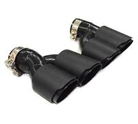 d'échappement adaptateur tuyau Pour BMW Pour Série 5 525i 528i 530i G30 G31 2018 Embout D'échappement Double Forme H(Carbon Fiber C)